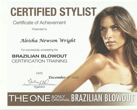 brazilian blowout certification test